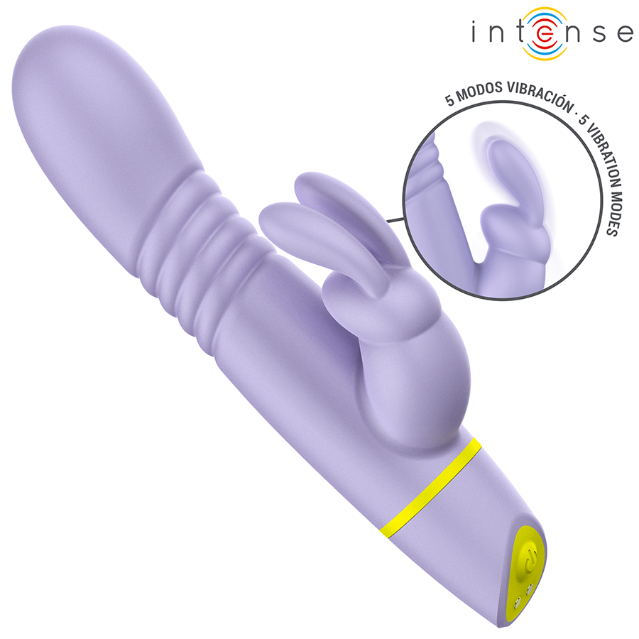 INTENSE - STIMULATEUR ET VIBRATEUR À POUSSÉE HELEN RABBIT INTENSE FUN TOYS