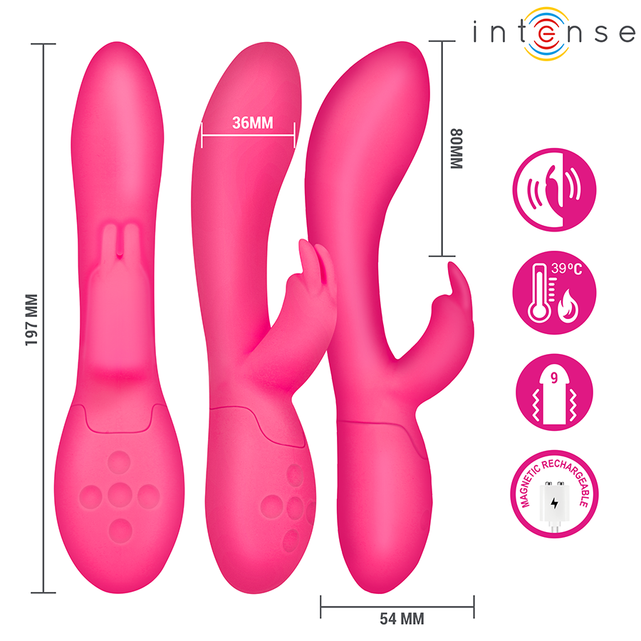 INTENSE - STIMULATEUR TAMMY RABBIT CHAUFFANT INTENSE FUN TOYS