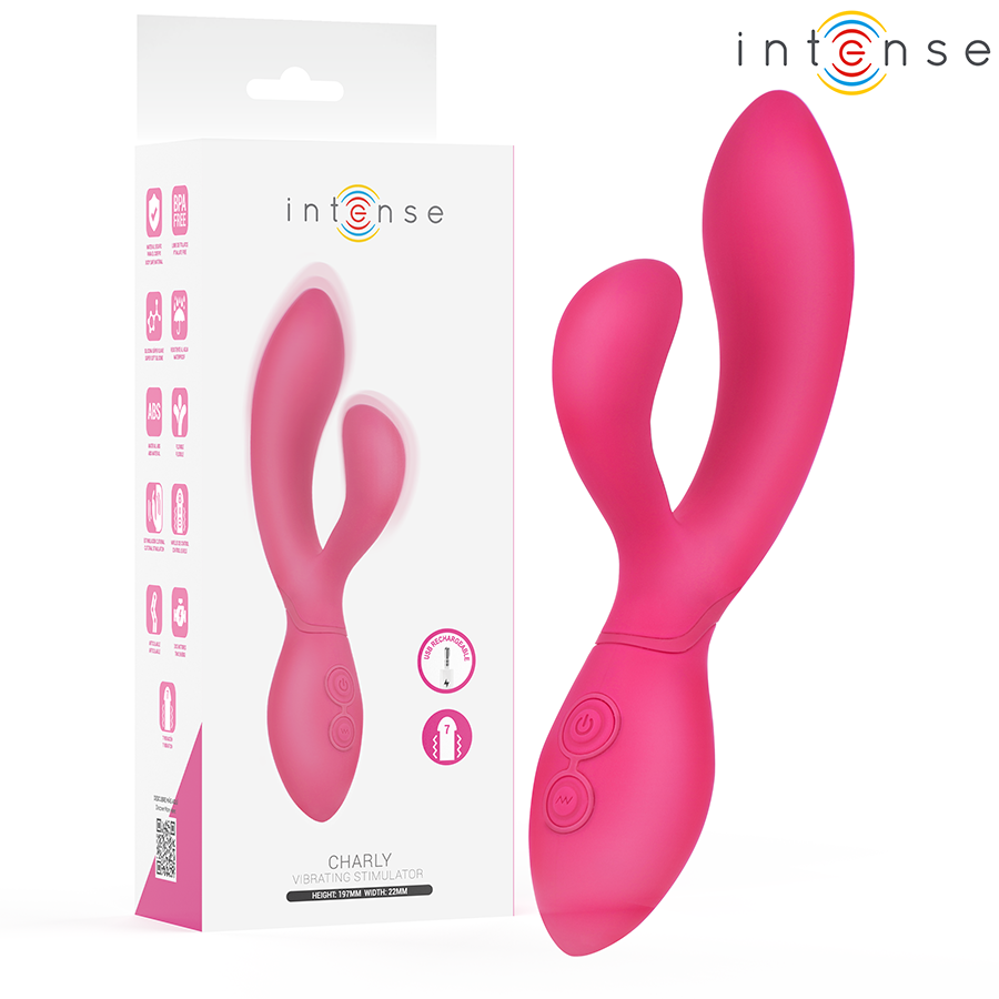 STIMULATEUR VIBRANT ARTICULÉ INTENSE - CHARLY INTENSE FUN TOYS
