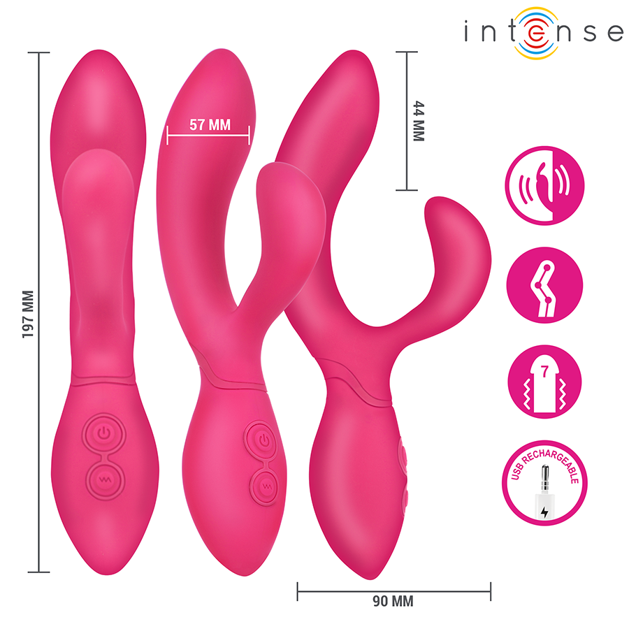 STIMULATEUR VIBRANT ARTICULÉ INTENSE - CHARLY INTENSE FUN TOYS