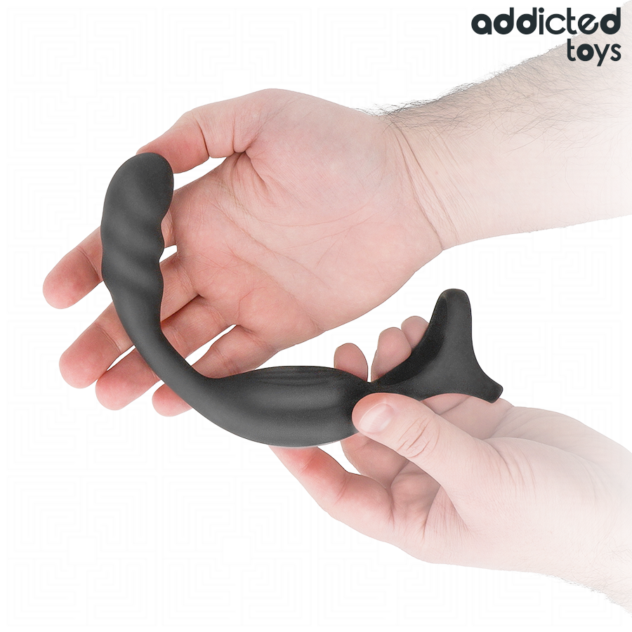 ADDICTED TOYS - ANNEAU PÉNIS PROSTATIQUE DOUBLE AVEC TÉLÉCOMMANDE ADDICTED TOYS