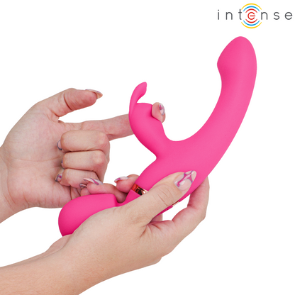 INTENSE - VIBRATEUR DOUBLE WINONA LAPIN ET BAGUETTE INTENSE FUN TOYS