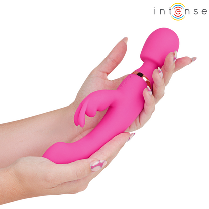 INTENSE - VIBRATEUR DOUBLE WINONA LAPIN ET BAGUETTE INTENSE FUN TOYS
