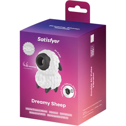 SATISFYER - VIBRATEUR MOUTON DE RÊVE ET STIMULATEUR À IMPULSIONS D'AIR SATISFYER AIR PULSE