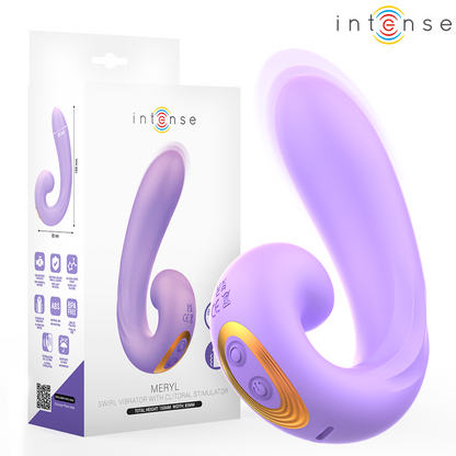 INTENSE - MERYL DOUBLE VIBRATION STIMULATEUR CLITORIEN INTENSE FUN TOYS