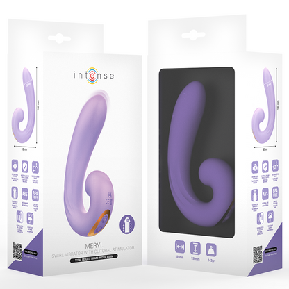 INTENSE - MERYL DOUBLE VIBRATION STIMULATEUR CLITORIEN INTENSE FUN TOYS
