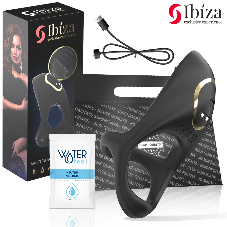 IBIZA - ANNEAU PÉNIS MULTISENSORIEL IBIZA TECHNOLOGY