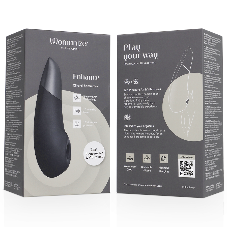 WOMANIZER - STIMULATEUR CLITORIAL NOIR WOMANIZER