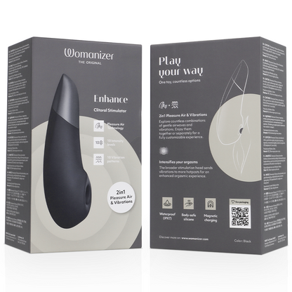 WOMANIZER - STIMULATEUR CLITORIAL NOIR WOMANIZER