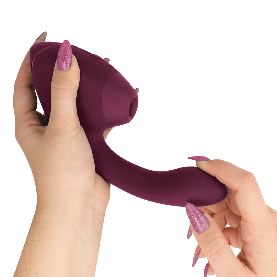 WOMANIZER - DUO NEXT STIMULATEUR CLITORIAL ET DE POINT G DOUBLE ROSE FOYER WOMANIZER