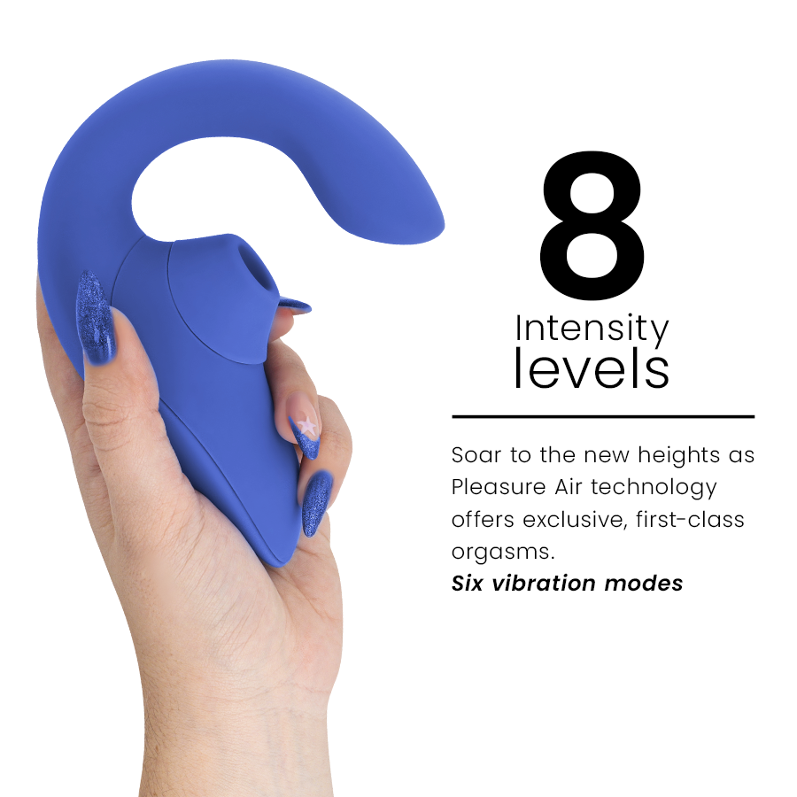 WOMANIZER - VIBRATEUR STIMULATEUR BLEU VIBRANT BLEU WOMANIZER