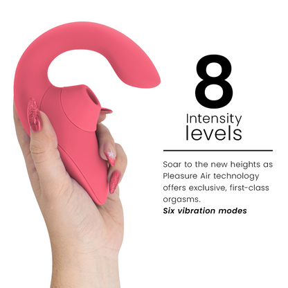 WOMANIZER - VIBRATEUR STIMULATEUR BLEND RABBIT ROSE VIBRANTE WOMANIZER