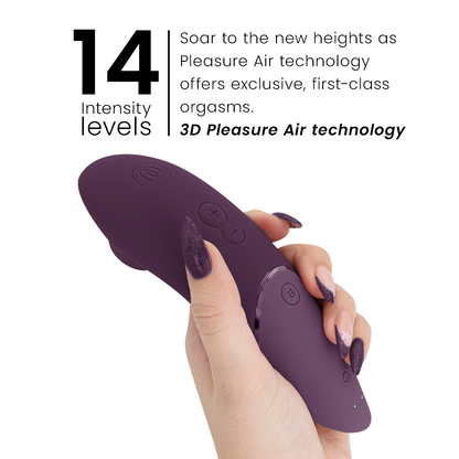 WOMANIZER - STIMULATEUR CLITORIAL SUIVANT VIOLET FONCÉ WOMANIZER