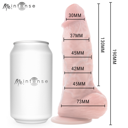 MR INTENSE - PETIT GODEMICHET SPENCER EN SILICONE 19 CM -Ø- 4,5 CM MR. INTENSE