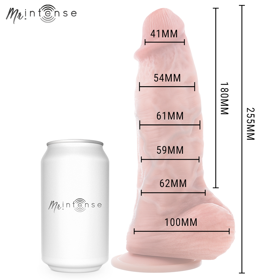 MR INTENSE - GODEMICHET EN SILICONE SPENCER GRAND PÉNIS 25,5 CM -Ø- 6,2 CM MR. INTENSE