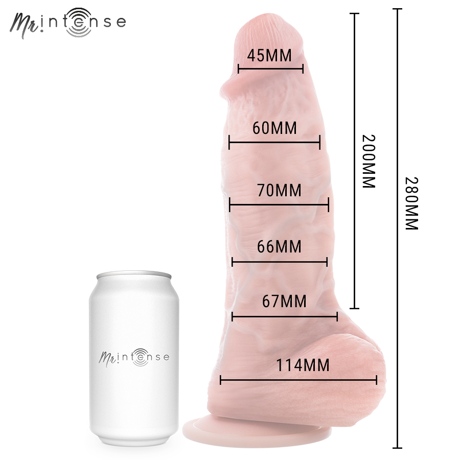 MR INTENSE - EXTRABIG SPENCER GODEMICHET EN SILICONE 28 CM -Ø- 7,3 CM MR. INTENSE