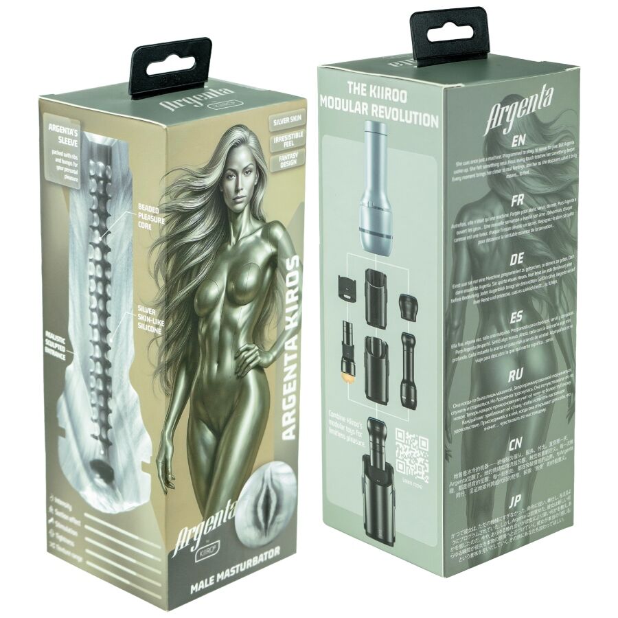 KIIROO - COLLECTION ÉTOILES DE MASTURBATEURS KIROS FEEL ARGENTA KIIROO