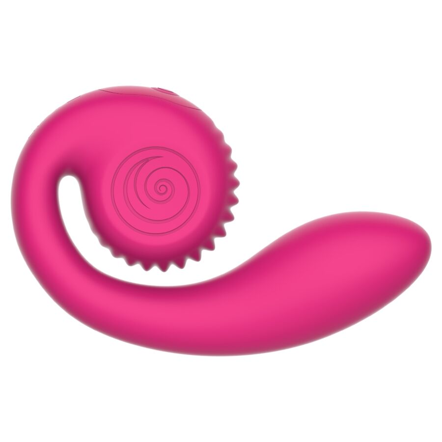 SNAIL VIBE - GIZI LITE VIBRATEUR ROSE DOUBLE POINT G ET CLITORIAL SNAIL VIBE
