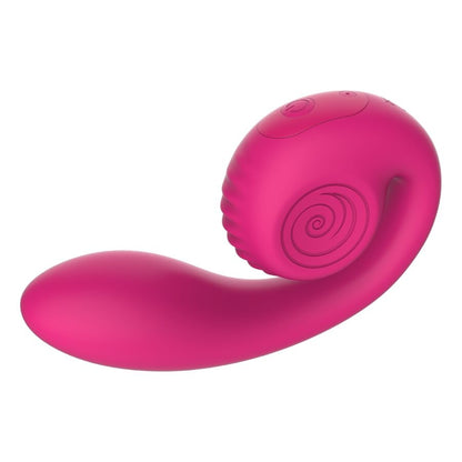 SNAIL VIBE - GIZI LITE VIBRATEUR ROSE DOUBLE POINT G ET CLITORIAL SNAIL VIBE