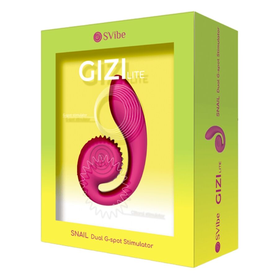 SNAIL VIBE - GIZI LITE VIBRATEUR ROSE DOUBLE POINT G ET CLITORIAL SNAIL VIBE