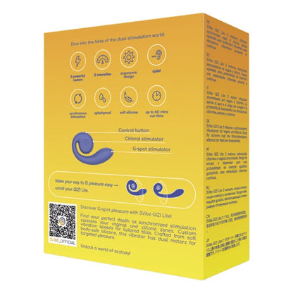 SNAIL VIBE - GIZI LITE VIBRATEUR VIOLET DOUBLE POINT G ET CLITORIAL SNAIL VIBE