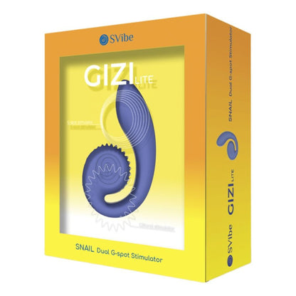 SNAIL VIBE - GIZI LITE VIBRATEUR VIOLET DOUBLE POINT G ET CLITORIAL SNAIL VIBE
