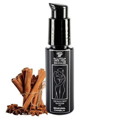 EROS-ART - HUILE DE MASSAGE TANTRIQUE NATURELLE ET CANNELLE APHRODISIAQUE 30 ML EROS-ART