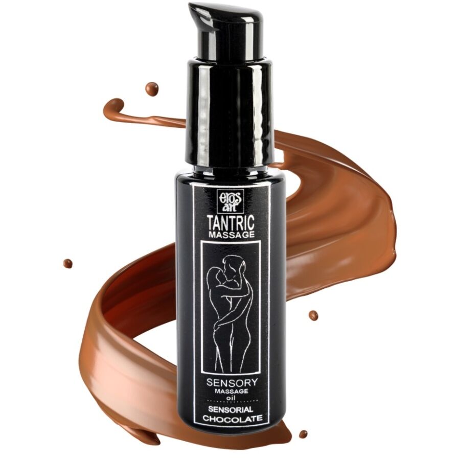 EROS-ART - HUILE DE MASSAGE TANTRIQUE NATURELLE ET APHRODISIAQUE AU CHOCOLAT 30 ML EROS-ART
