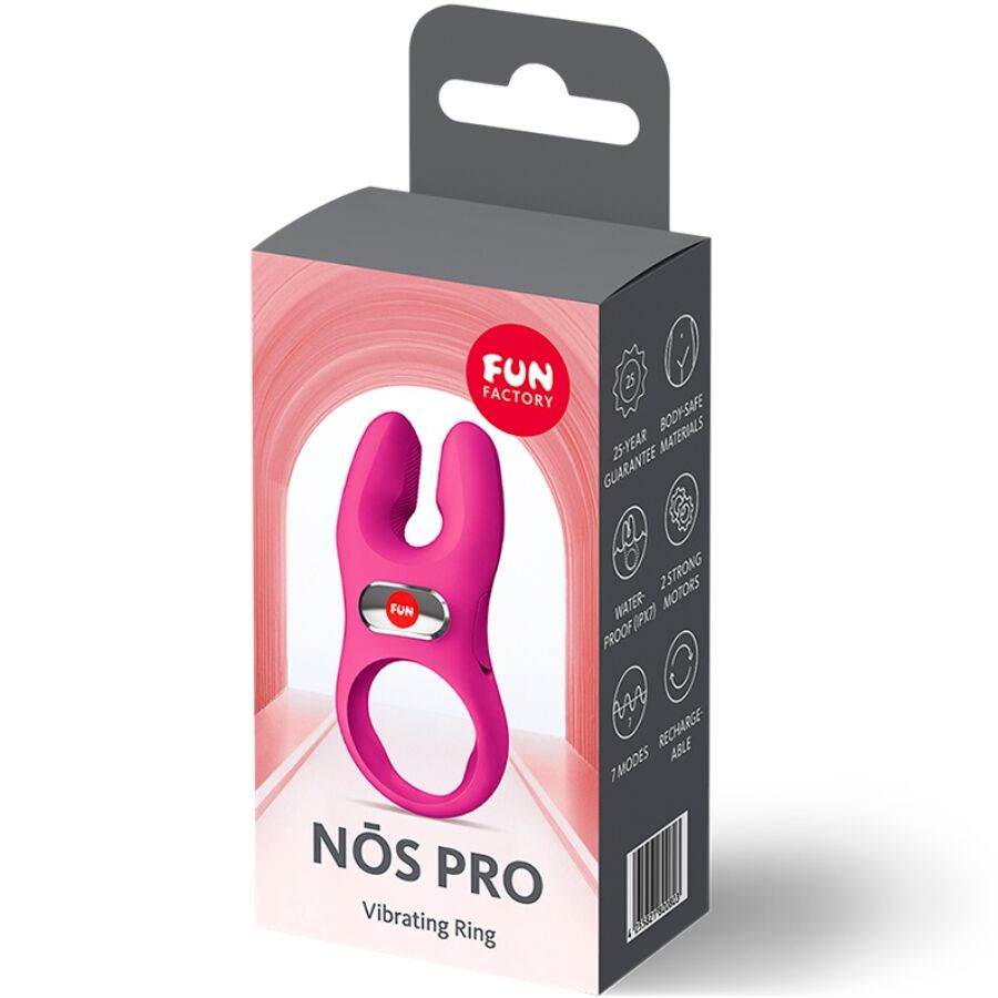 FUN FACTORY - ANNEAU PÉNIS VIBRANT PRO NOS MAGENTA FUN FACTORY