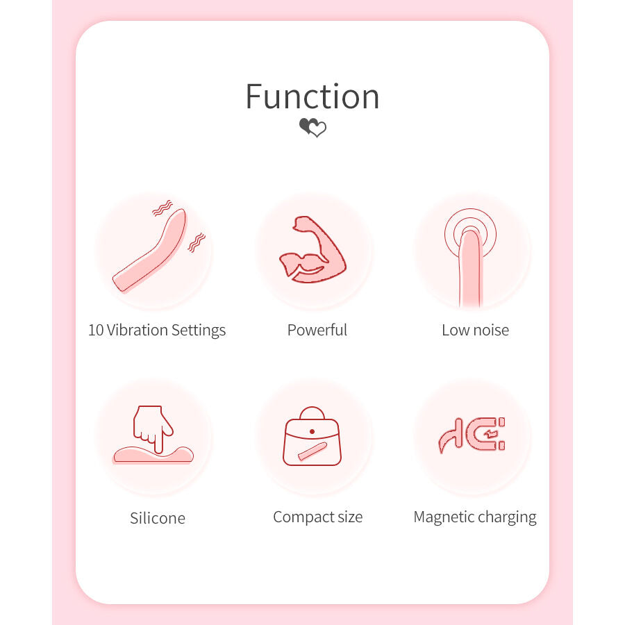 PRETTY LOVE - KISELL VIBRATEUR ROSE POINT G PRETTY LOVE FLIRTATION
