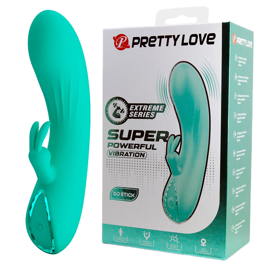 PRETTY LOVE - DJ STICK VIBRATEUR G-SPOT TURQUOISE PRETTY LOVE FLIRTATION