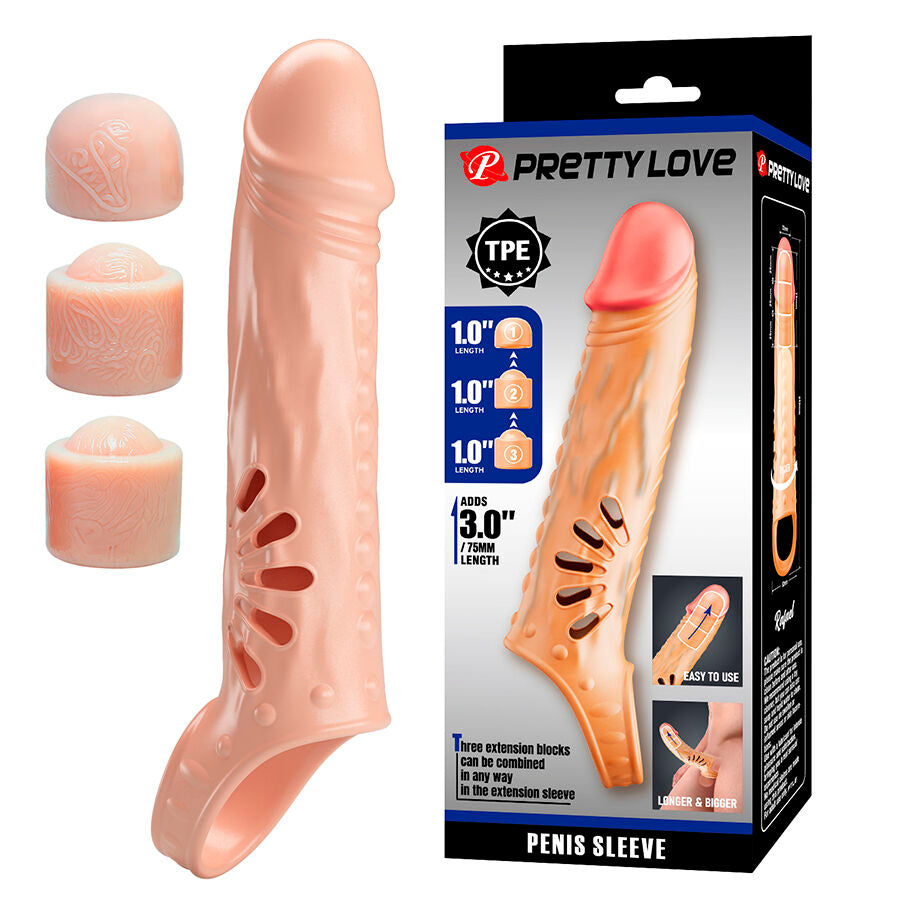 PRETTY LOVE - MANCHON PÉNIS AVEC EXTENSIONS PRETTY LOVE MALE