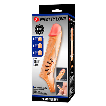 PRETTY LOVE - MANCHON PÉNIS AVEC EXTENSIONS PRETTY LOVE MALE