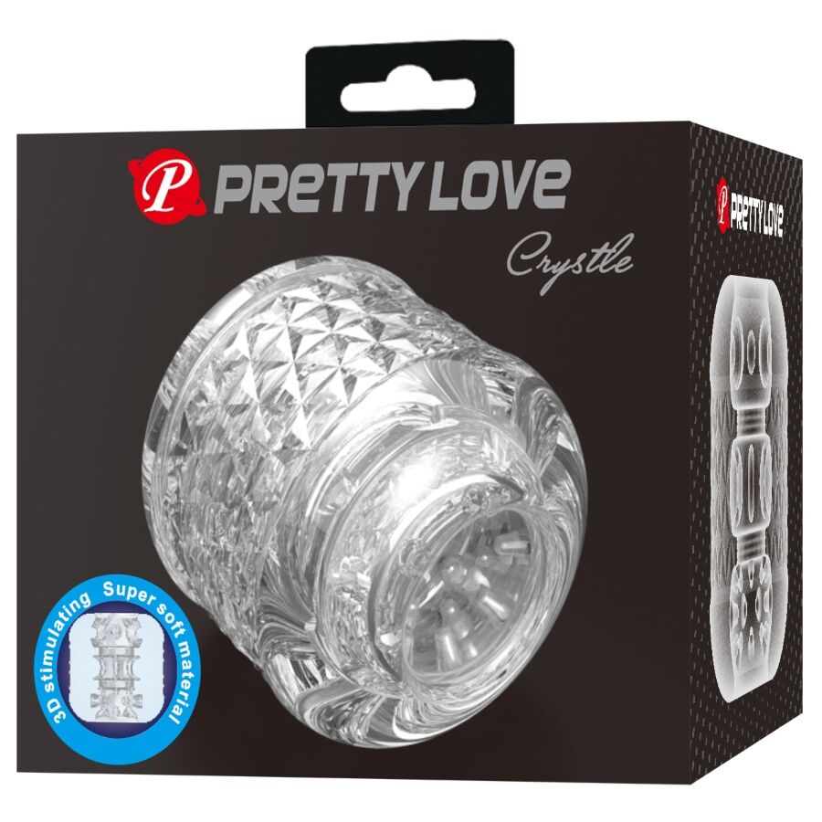 PRETTY LOVE - CRYSTLE MASTURBATEUR À DOUBLE ENTRÉE PRETTY LOVE MALE