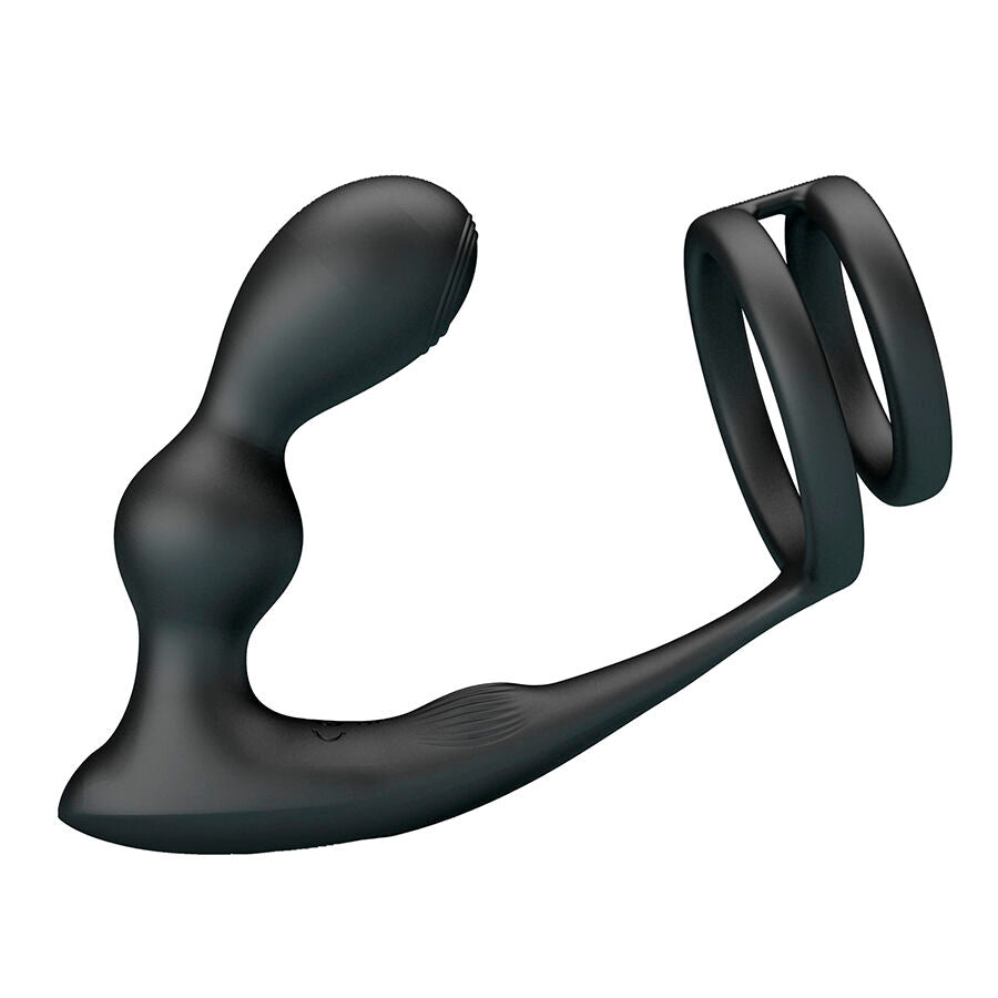 MR PLAY - PLUG ANAL VIBRANT AVEC ANNEAU PÉNIS ET TÉLÉCOMMANDE MR PLAY