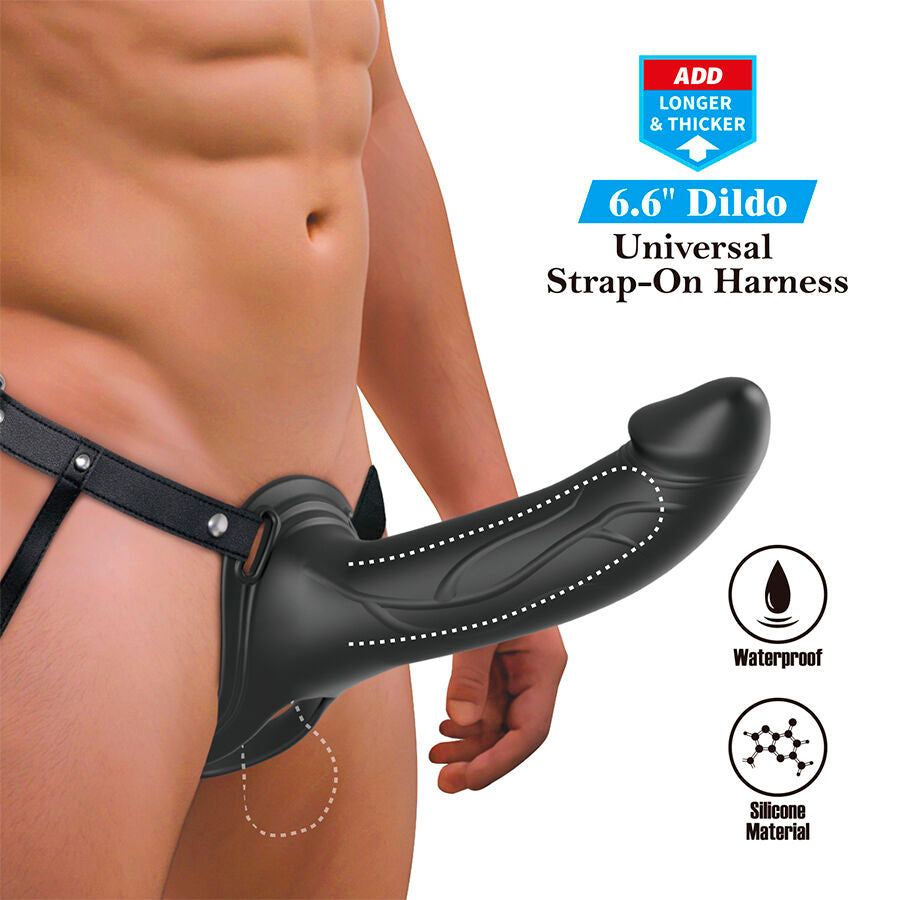 PRETTY LOVE - LANDON BLACK STRAP-ON VIBRANT PRETTY LOVE MALE
