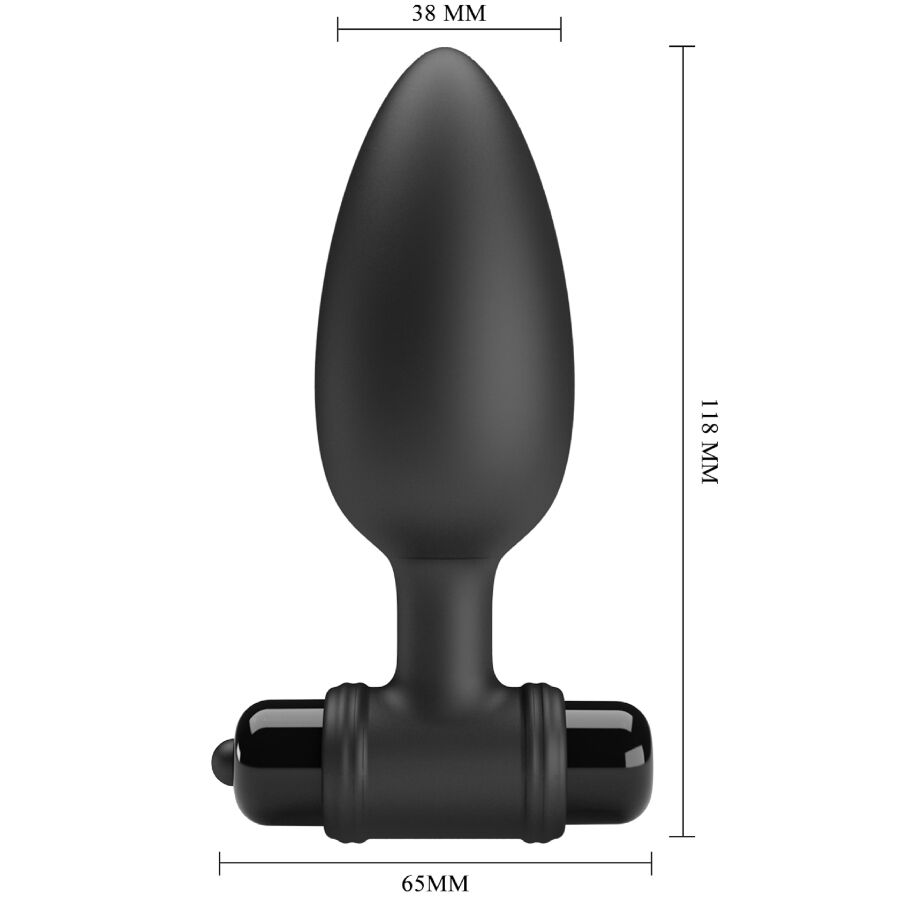 MR PLAY - PLUG ANAL SUPER POWERAVEC VIBRATION MR PLAY