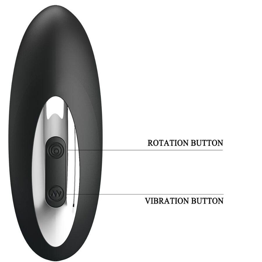 MR PLAY - MASSEUR DE PROSTATE AVEC ROTATION ET VIBRATION MR PLAY