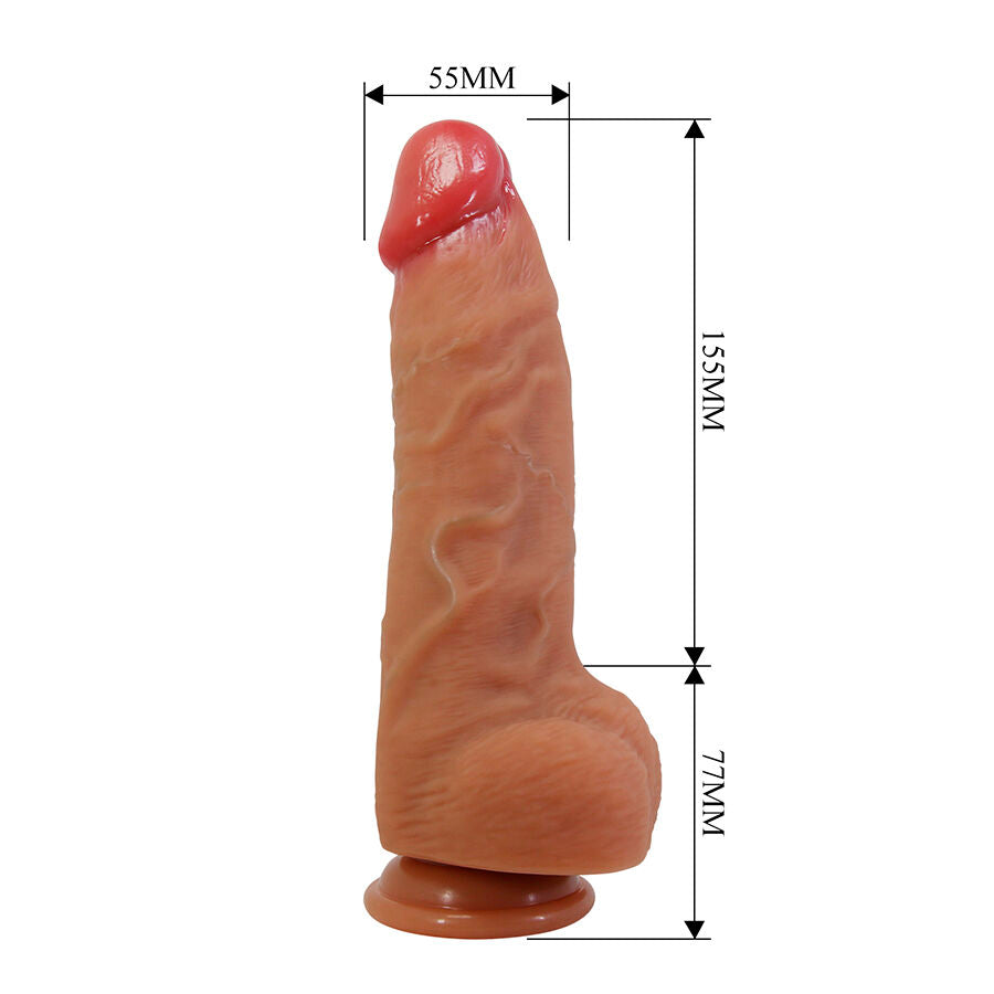 PRETTY LOVE - NAJM GODEMICHET RÉALISTE AVEC VENTOUSE 23,2 CM -Ø- 5,5 CM PRETTY LOVE HIGH GRADE