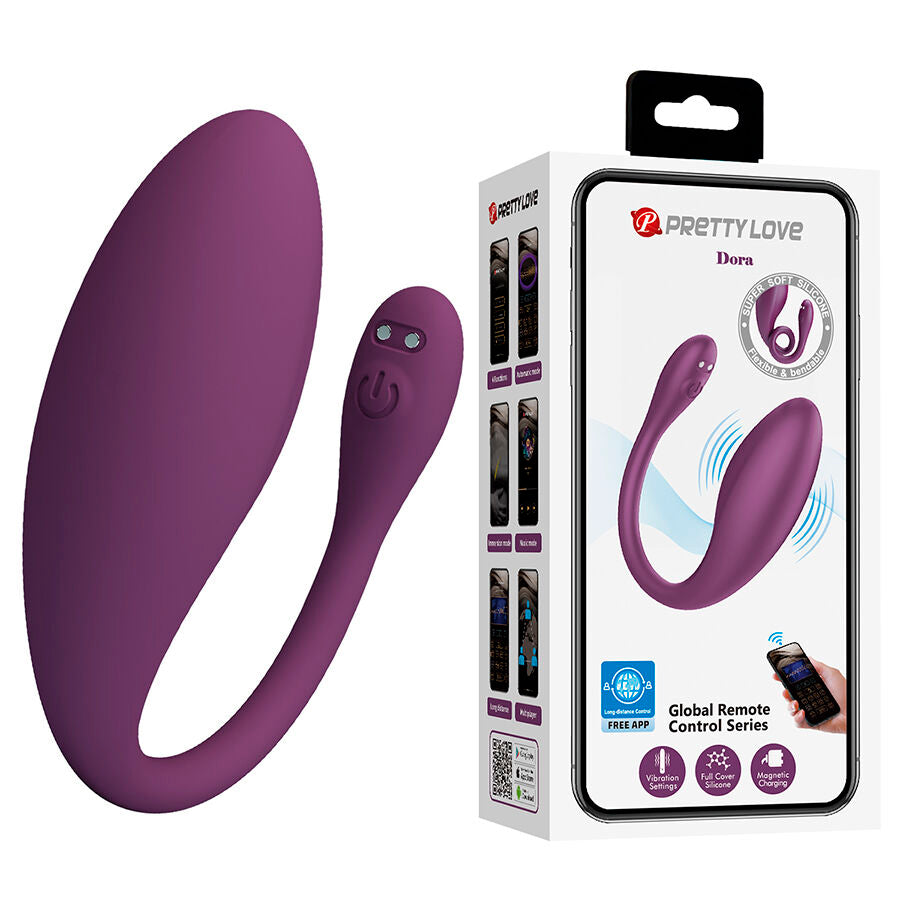 PRETTY LOVE - DORA VIBRATEUR INVISIBLE AVEC APPLICATION GRATUITE PRETTY LOVE SMART