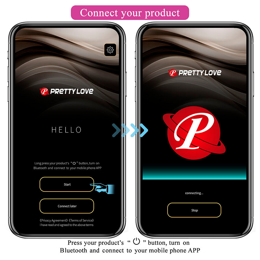 PRETTY LOVE - DORA VIBRATEUR INVISIBLE AVEC APPLICATION GRATUITE PRETTY LOVE SMART