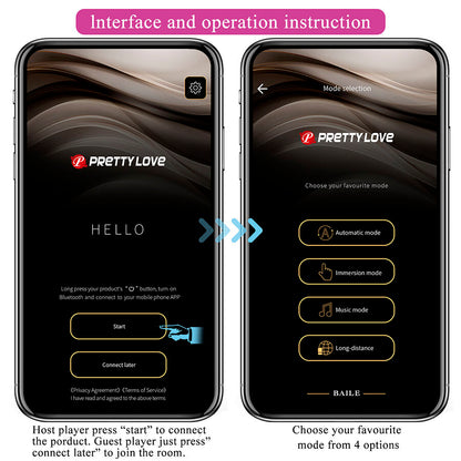 PRETTY LOVE - DORA VIBRATEUR INVISIBLE AVEC APPLICATION GRATUITE PRETTY LOVE SMART