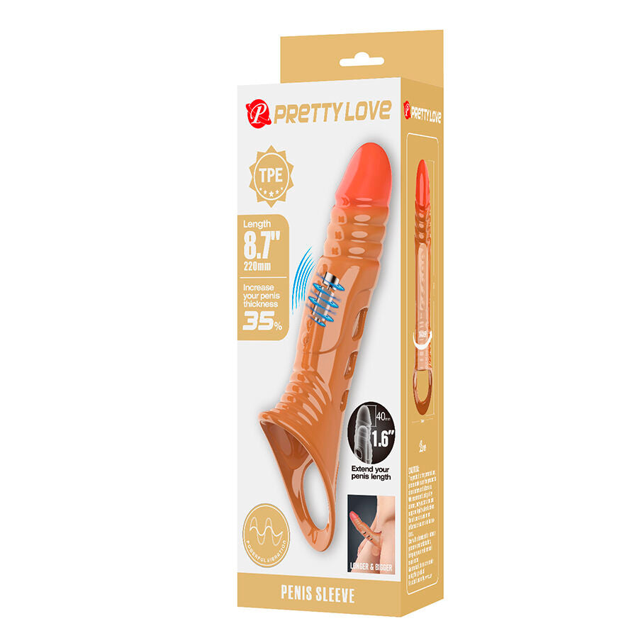 PRETTY LOVE - MANCHON DE PÉNIS VIBRANT PRETTY LOVE MALE