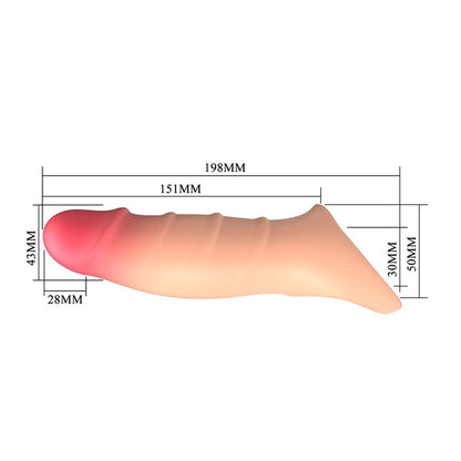 PRETTY LOVE - DARNELL REALISTIC EFFECT PENIS COVER PRETTY LOVE MALE