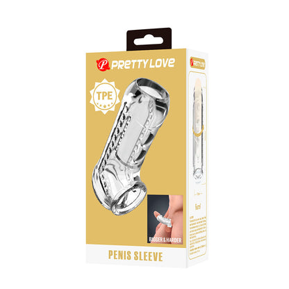 PRETTY LOVE - GAINE PÉNIENNE TEXTURÉE TRANSPARENTE PRETTY LOVE MALE
