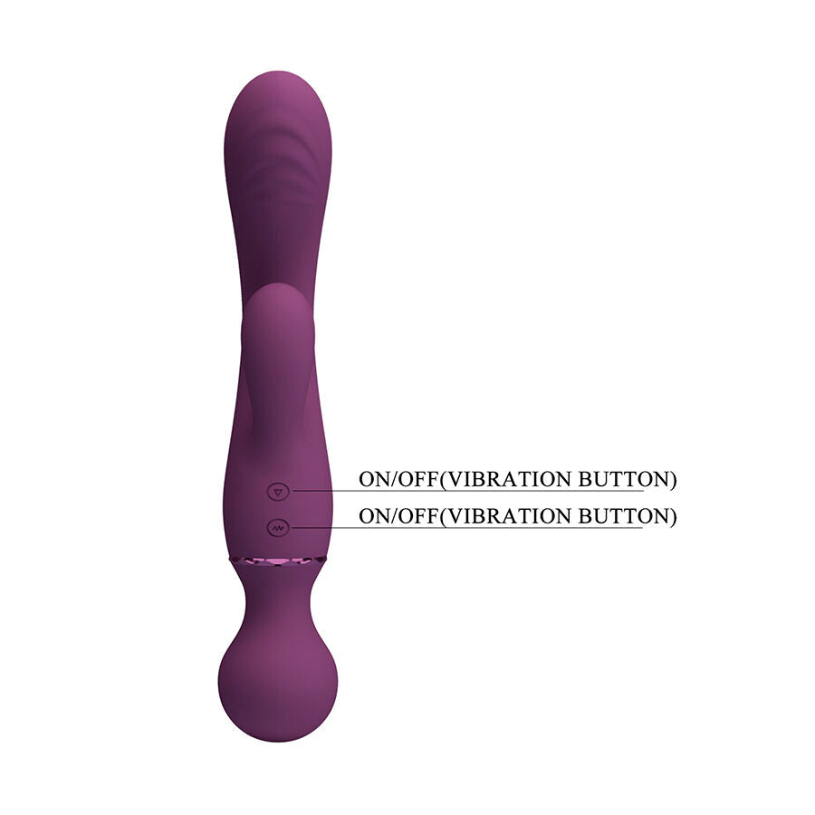 PRETTY LOVE - VIBRATEUR POINT G VIOLET POLYVALENT PRETTY LOVE FLIRTATION