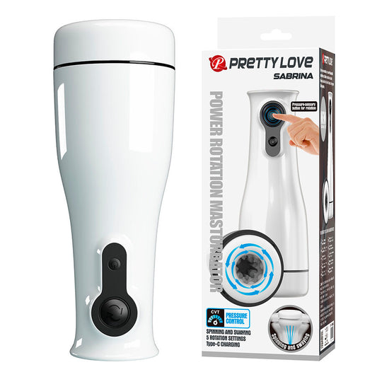 PRETTY LOVE - SABRINA MASTURBATEUR MASCULIN ROTATIF ET À BASCULE PRETTY LOVE MALE