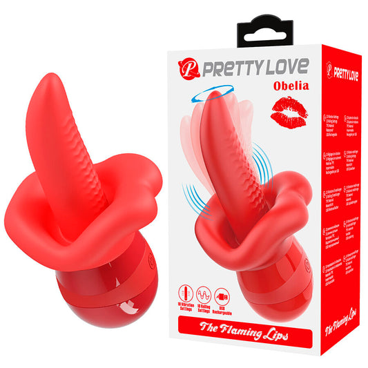 PRETTY LOVE - OBELIA VIBRATEUR À LANGUE AVEC MOUVEMENT ORBITAL PRETTY LOVE SMART