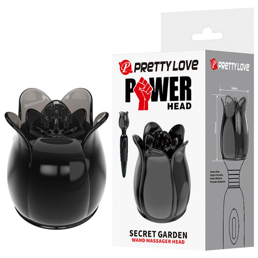 PRETTY LOVE - SECRET GARDEN TÊTE DE MASSAGE NOIRE PRETTY LOVE FLIRTATION