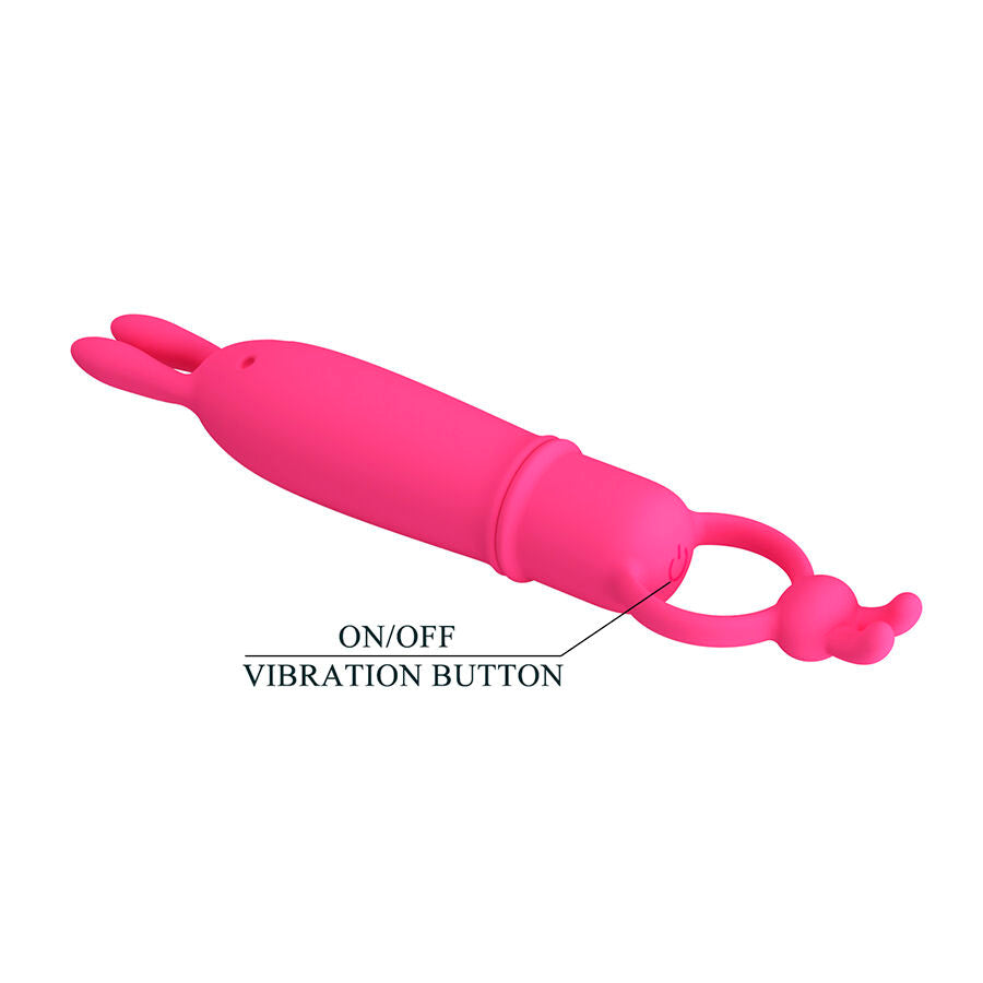 PRETTY LOVE - DELIA VIBRATEUR RABBIT AVEC ANNEAU DE RÉSISTANCE PRETTY LOVE FLIRTATION
